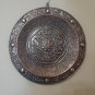 Vintage Embossed Copper Wall Decorative Plate, Armenian Wall Hanging Plate