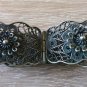 Vintage Armenian Soviet Flowery Filigree Link Bracelet 1960s, Armenian Bracelet