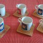 Armenian Stylish Coffee Cups Set, Armenian Taraz Cups, Armenian Style Coffee Cups