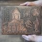 Vintage Embossed Copper Wall Decoration of Achtamar, Cathedral of the Holy Cross, Aghtamar Chuch