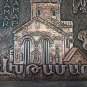 Vintage Embossed Copper Wall Decoration of Achtamar, Cathedral of the Holy Cross, Aghtamar Chuch