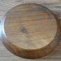 Decorative Armenian Walnut Carved Bowl-Dish, Handmade Wall Hanging Wood Petroglyphs Plate