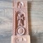 Armenian Wooden Khachfar, Armenian Cross, Wooden Cross Stand, Eternity Sign, Etchmiadzin Cathedral