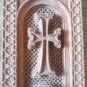 Armenian Wooden Khachfar, Armenian Cross, Wooden Cross Stand, Eternity Sign, Etchmiadzin Cathedral