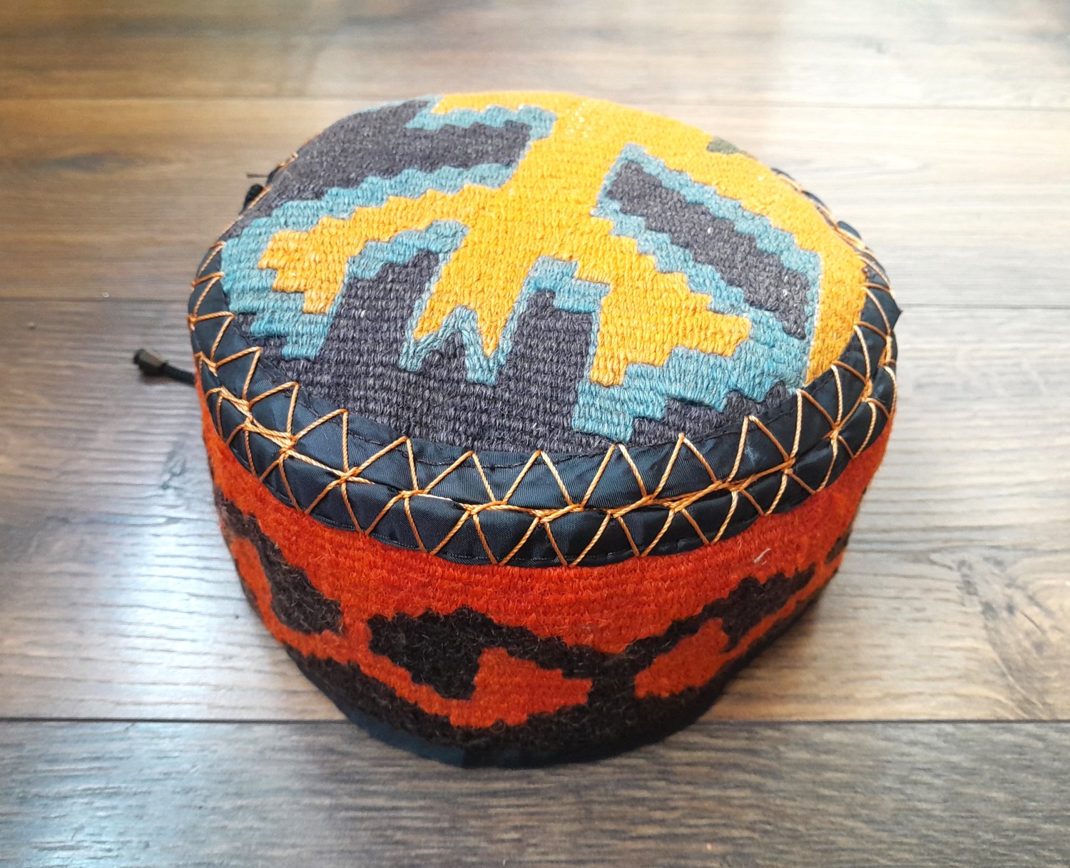 Handmade Embroidery Armenian Hat, Taraz Hat, Ethnic Hat, Traditional Hat, Carpet Hat