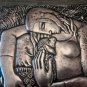 Vintage Embossed Copper Wall Decoration of the Fairy Tale Garnuk Akhper, Armenian Story