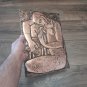 Vintage Embossed Copper Wall Decoration of the Fairy Tale Garnuk Akhper, Armenian Story