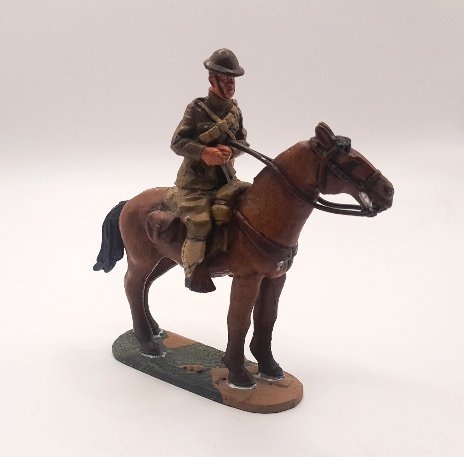 Private, 2nd Cavalry Regiment, U.S. Cavalry 1918, The Cavalry History, Collectable Figurine