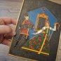 Traditional Russian Dance Vintage Embossed Copper Enamel Wall Decoration, Home D&Atilde;&copy;cor