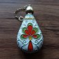 Russian/Soviet Era 925 Gilt Sterling Silver & Enamel Perfume Bottle