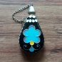 Russian/Soviet Era 916 Gilt Sterling Silver & Enamel Perfume Bottle