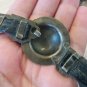 Vintage Armenian Soviet Armor Link Belt, Antique Ethnic Belt, Armor Leather Antique Belt