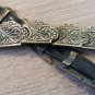 Vintage Armenian Soviet Armor Link Belt, Antique Ethnic Belt, Armor Leather Antique Belt