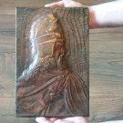 Vintage Embossed Copper Wall Decoration of Vardan Mamikonyan, Armenian Military Hero