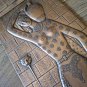 Vintage Embossed Copper Wall Decoration of an Ancient Armenian woman carrying Water
