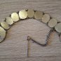 Vintage Armor Link Armenian Zodiac Bracelet, Retro Bracelet, Ethnic Bracelet