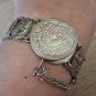 Vintage Armor Link Armenian Zodiac Bracelet, Retro Bracelet, Ethnic Bracelet