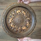 Vintage Erebuni Decorative Tray, Wall Hanging Decorative Tray, The Lions of Erebuni
