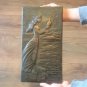 Vintage Embossed Copper Wall Decoration of the Legend of Tamar, Achtamar Armenian Legend, Checkanka