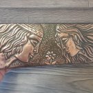 Vintage Embossed Copper Wall Decoration of The Love of King Artashes and Satenik