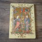 The Annunciation Vintage Lacquered Wall Decoration of 13th Century Gospel