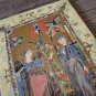 The Annunciation Vintage Lacquered Wall Decoration of 13th Century Gospel