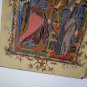 The Annunciation Vintage Lacquered Wall Decoration of 13th Century Gospel