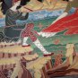 Love of the Shepherd Vintage Enamel Copper Lacquered Wall Decoration, Armenian
