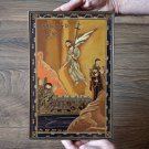 The Resurrection of Jesus Vintage Enamel Copper Lacquered Wall Decoration, Home Décor