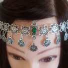 Eternity Forehead Flowery Silver Plated Drop, Armenian Headpieces Drop, Chrysolite Forehead Eternity