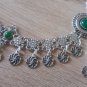 Eternity Forehead Flowery Silver Plated Drop, Armenian Headpieces Drop, Chrysolite Forehead Eternity