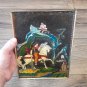 Little Mher son of David of Sassoun, Vintage Embossed Copper Enamel Wall Decoration
