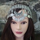 Forehead Flowery Statement Tigran the Great Chain Forehead Drop Coin, Armenian King Headpieces