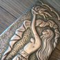 Vintage Embossed Copper Wall Decoration of the Legend of Tamar, Achtamar Armenian Legend, Checkanka