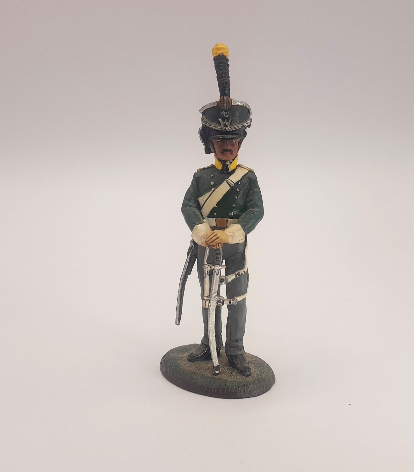 Trooper, Belgian 5th Light Dragoons, 1815, Napoleonic Figurine, Collectable Figurine
