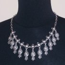 Pomegranate Button Drop Dangle Necklace, Armenian Necklace