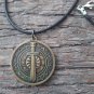 Vardan Mamikonyan & Eternity Sign Brass Coin Pendant, Armenian Jewelry