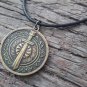 Vardan Mamikonyan & Eternity Sign Brass Coin Pendant, Armenian Jewelry