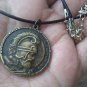 Vardan Mamikonyan & Eternity Sign Brass Coin Pendant, Armenian Jewelry