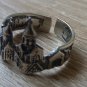 Novarank Monastery Adjustable Ring Sterling Silver, Armenian Ring