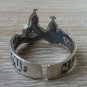 Novarank Monastery Adjustable Ring Sterling Silver, Armenian Ring