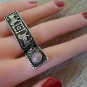 Adjustable Open Multi finger Sterling Silver kings of Armenia Ring, Eternity and Lions Ring