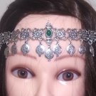 Pomegranate Forehead Flowery Silver Plated Drop, Armenian Headpieces Drop