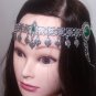 Pomegranate Forehead Flowery Silver Plated Drop, Armenian Headpieces Drop