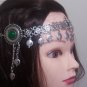 Pomegranate Forehead Flowery Silver Plated Drop, Armenian Headpieces Drop