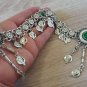 Pomegranate Forehead Flowery Silver Plated Drop, Armenian Headpieces Drop