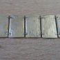 Silver Armenian Armor Link Bracelet: Ethnic Elegance with Chrysolite Stones