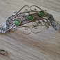 Vintage Armenian Filigree Malachite Bracelet â Soviet Era Elegance