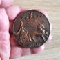 Armenian Bronze Coin Medal of Argishti I, Vintage Antique Medal, Cultural Heritage