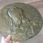 Vintage Embossed Copper Wall Decoration of Vardan Mamikonyan, Armenian Military Hero, Chekanka